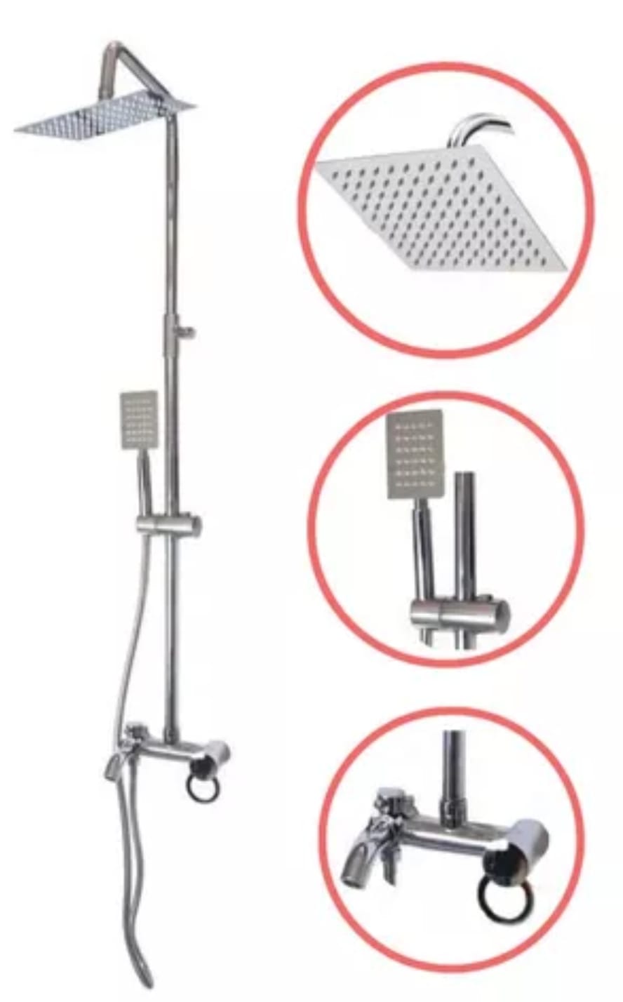 SET DE DUCHA CROMO EXTERIOR 282A — foto 1